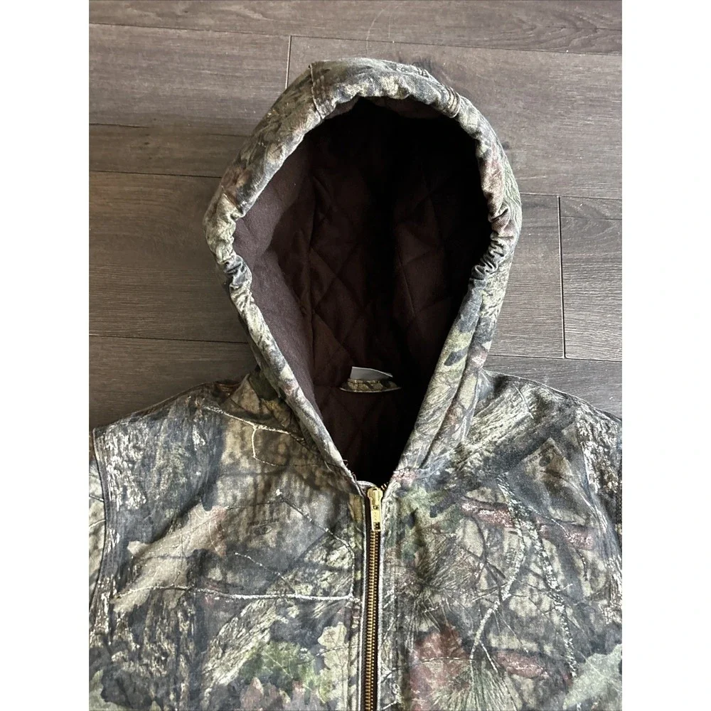 Carhartt Kids Mossy Oak Camo Hooded Active Jacket CP8529 Youth Large 14-16
